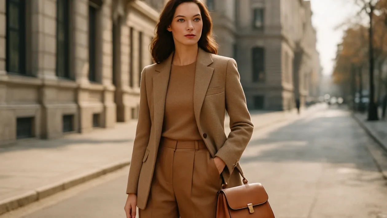 Usklađena torba i outfit u urbanom okruženju kao primjer modernog osobnog stila