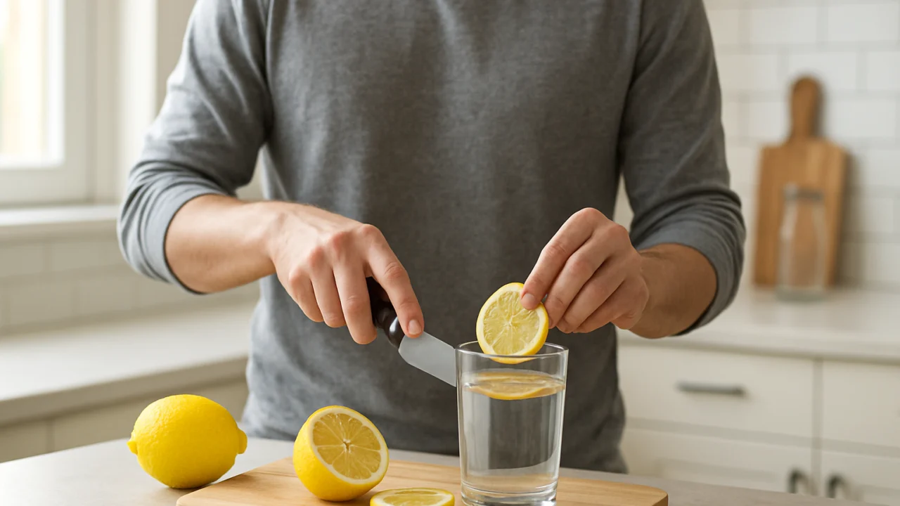Priprema vode s limunom kao prvi korak prema zdravijim napitcima