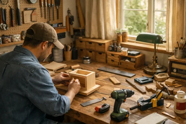 DIY projekti kod kuće u ugodnom kućnom okruženju s osnovnim alatom