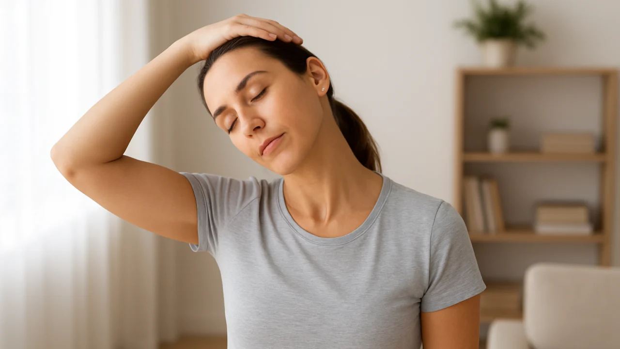 Lagano istezanje vrata za smanjenje napetosti prije posla