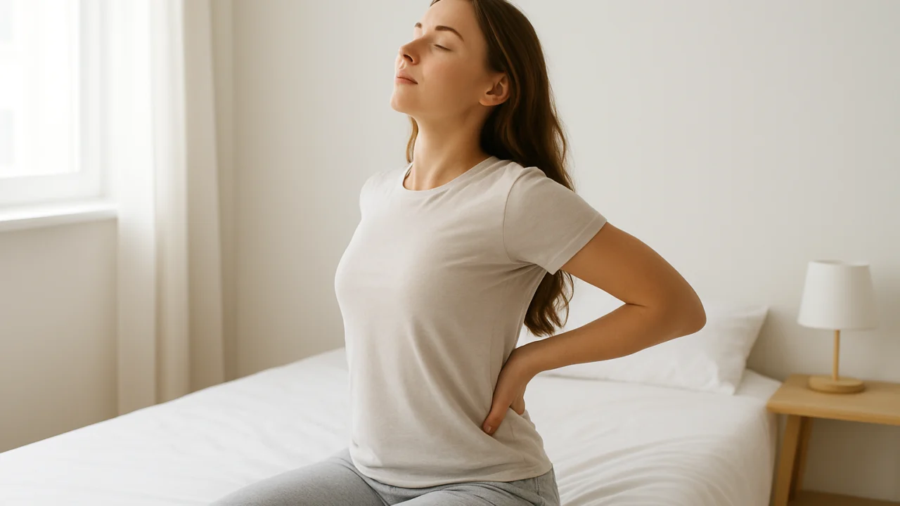 Postupno razgibavanje kralježnice ujutro bez naglih pokreta