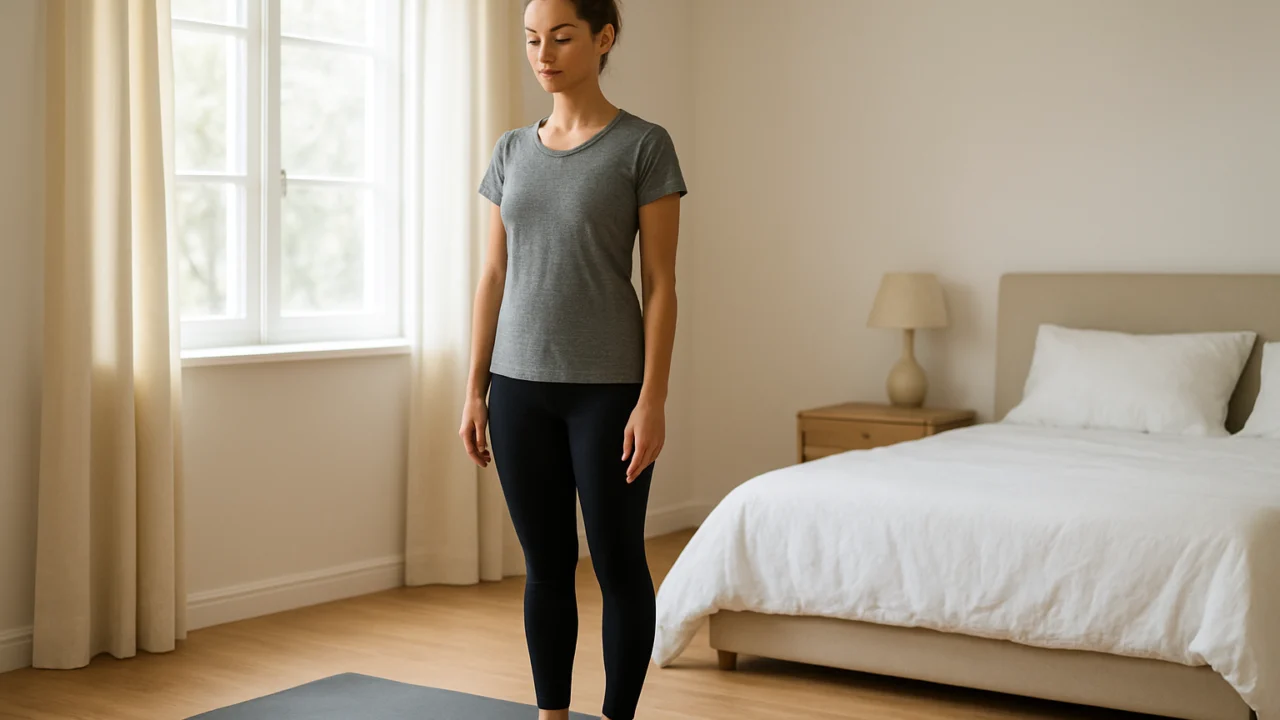 Jutarnja stojeća joga kao nježan početak dana bez stresa