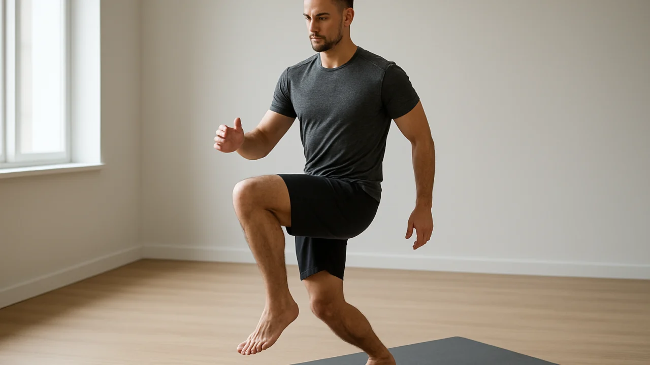 Kontrolirane vježbe za stabilnost koljena i ravnotežu mišića