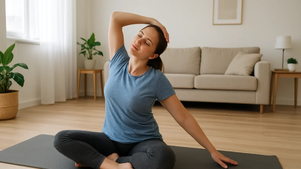 Lagane vježbe za leđa kod kuće u dnevnom boravku