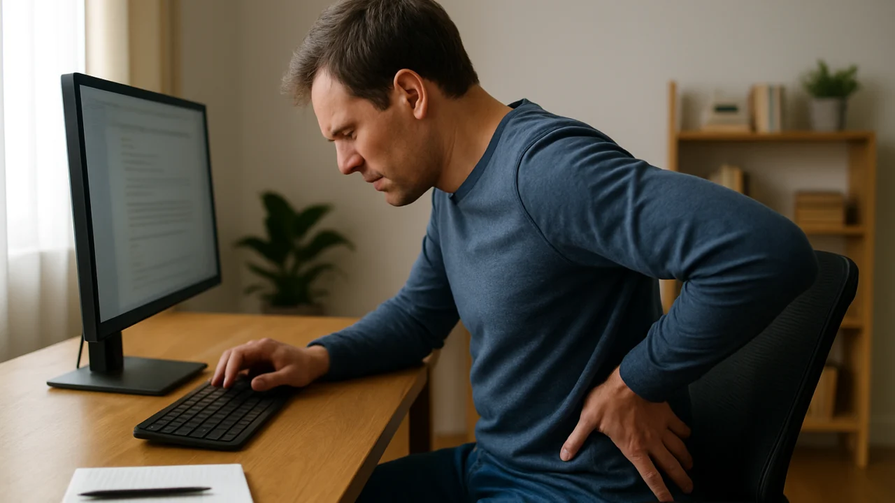 Bolovi u leđima kod osoba koje dugo sjede za računalom