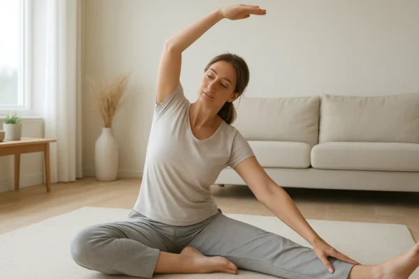 Lagane vježbe istezanja za oslobađanje napetosti u tijelu u mirnom kućnom okruženju