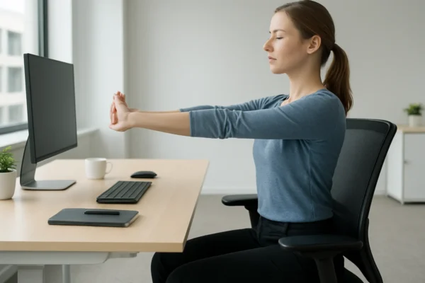 Lagane vježbe za tijelo dok radite za stolom u uredskom okruženju