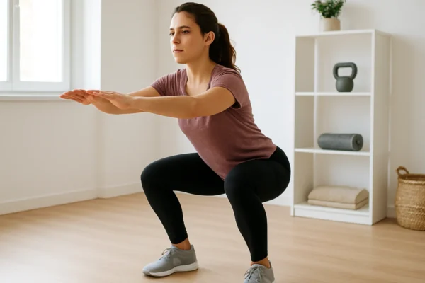 Lagani čučnjevi za početnike u kućnom okruženju, siguran i pravilan početak vježbanja