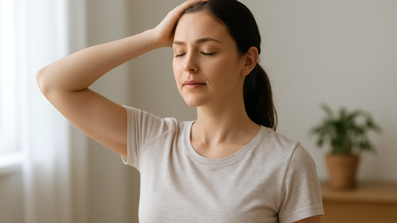 Primjer laganog istezanja vrata i ramena bez naprezanja