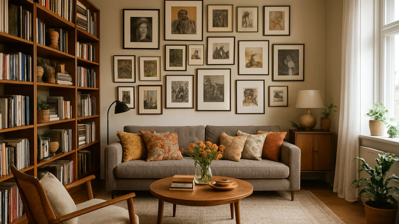 Uređen maksimalistički prostor koji spaja višak i organizaciju