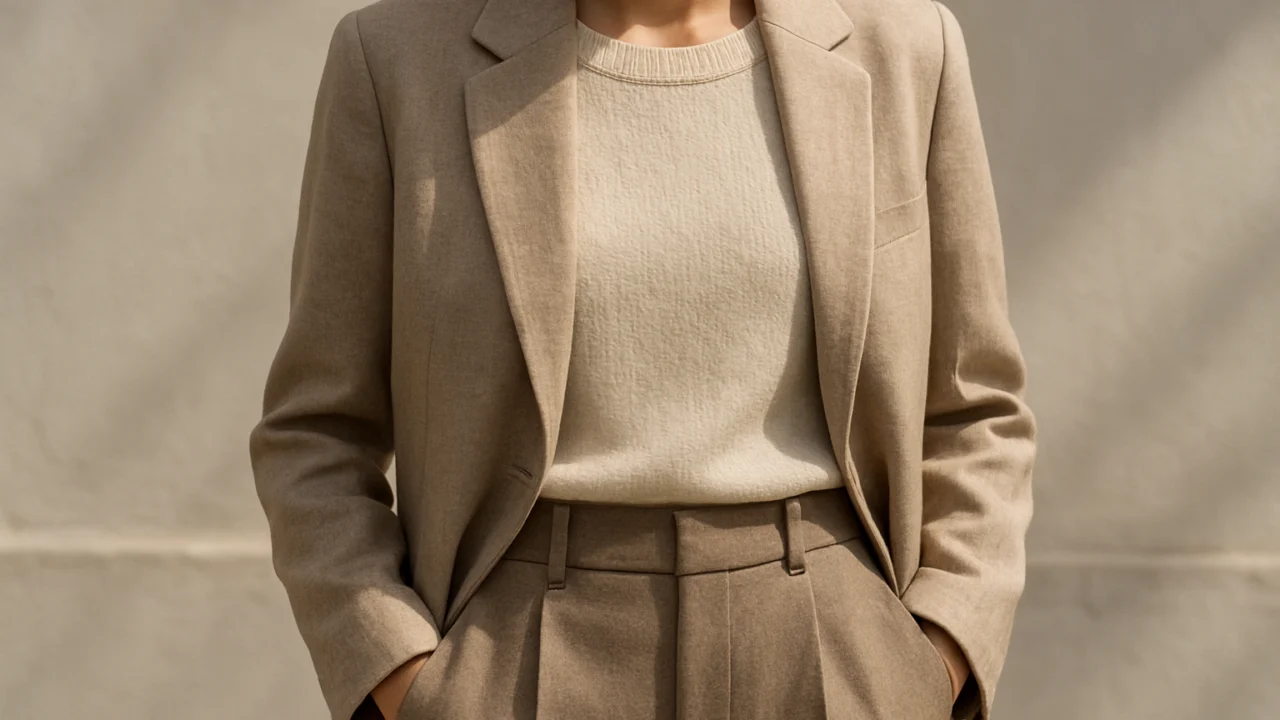 Minimalistički modni trendovi 2024 s prirodnim materijalima i čistim krojevima