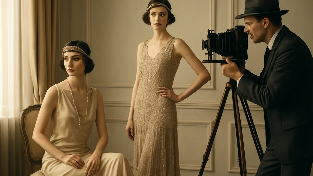 Uredničko modno snimanje iz dvadesetih godina i utjecaj modnih časopisa