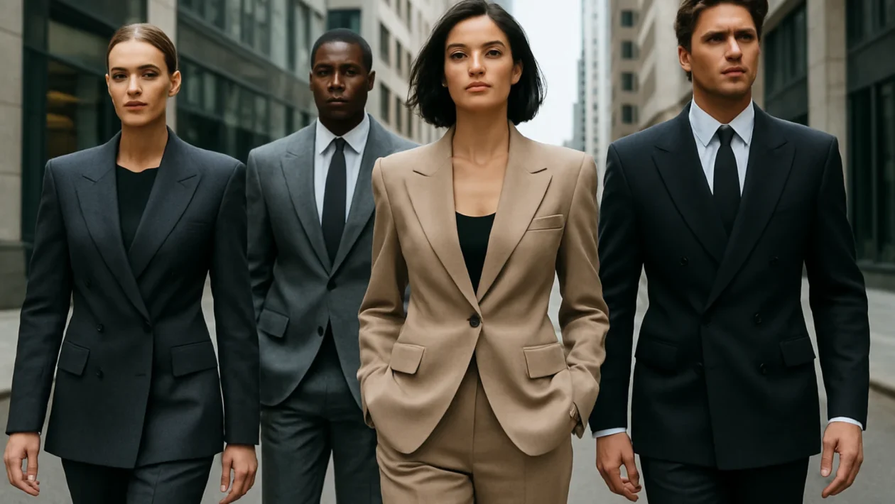 Moderna interpretacija power dressinga inspirirana modom osamdesetih u urbanom okruženju