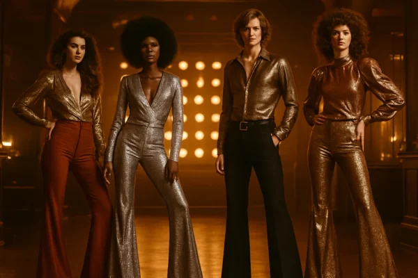 Moda sedamdesetih i disko era – glamurozni povratak trapez hlača i sjajnih materijala