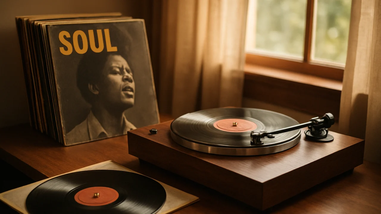 Slušanje klasične Northern Soul glazbe na vinilu