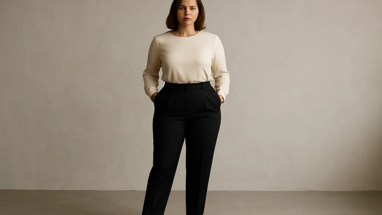 Ispravno odijevanje za figuru pješčanog sata temeljeno na proporcijama