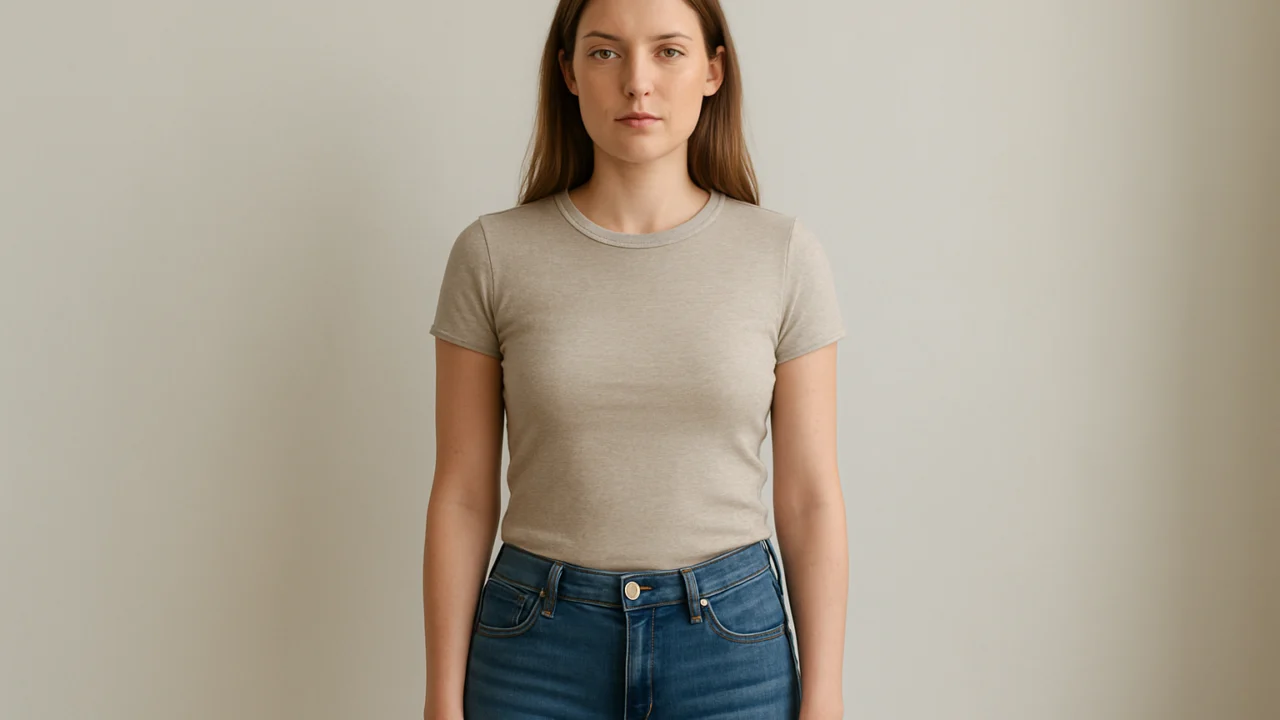 Primjer pravokutne figure tijela s ravnomjernim proporcijama