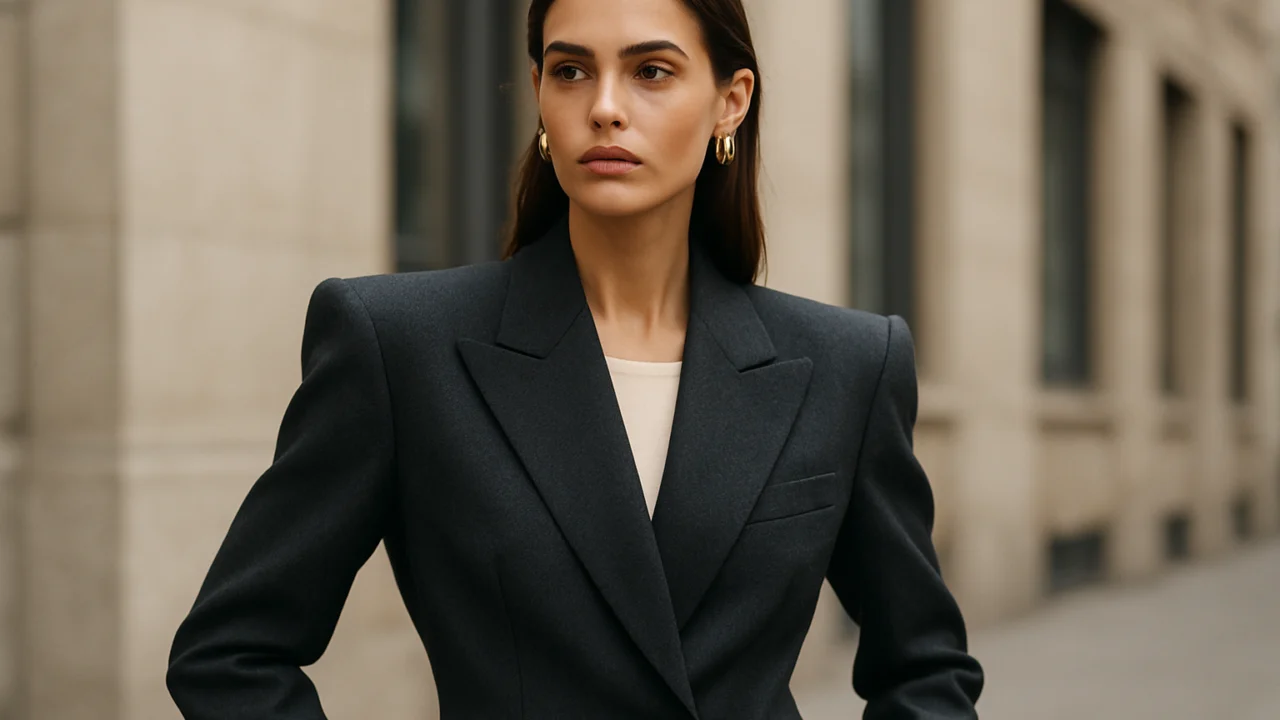 Strukturirani sako kao trend 2024 za pravokutnu figuru