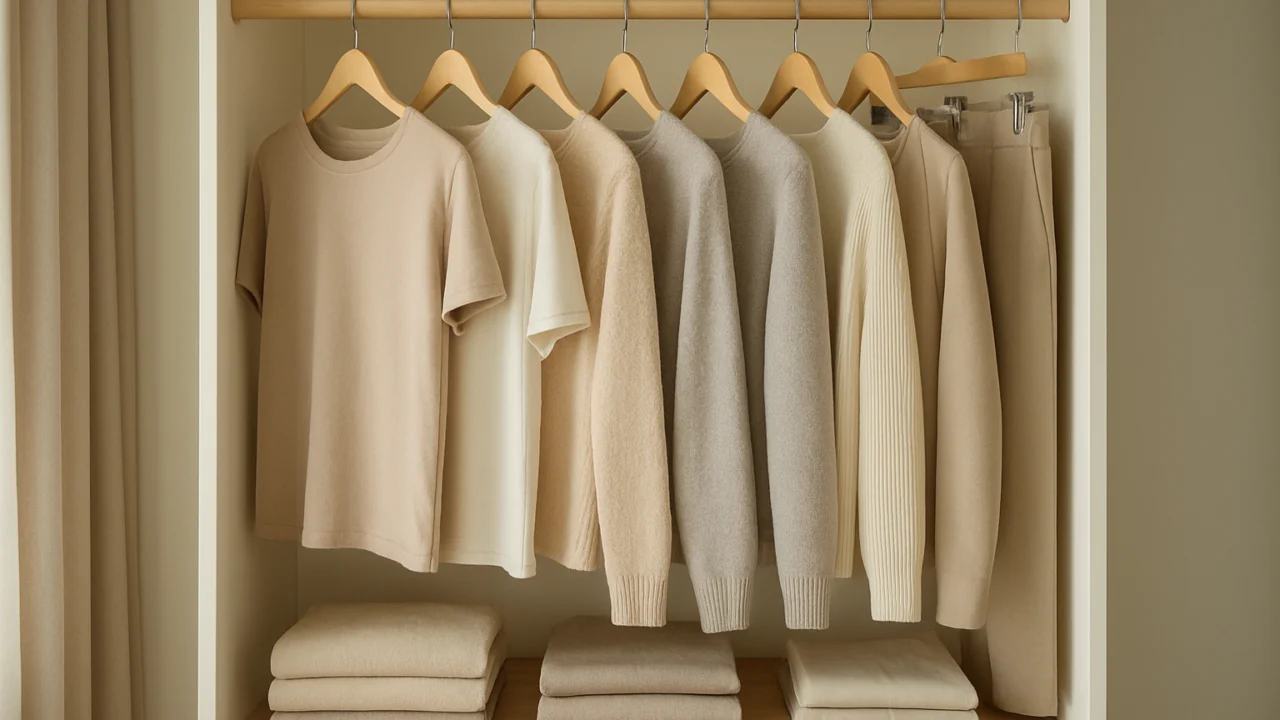 Moderna osnovna garderoba s neutralnim komadima odjeće