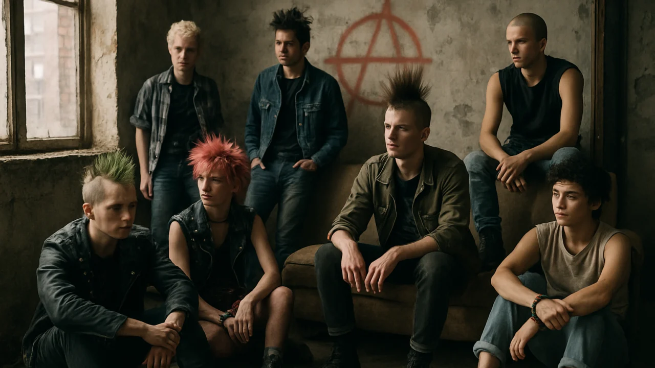 Punk zajednica u Zagrebu 1980-ih okupljena u alternativnom prostoru