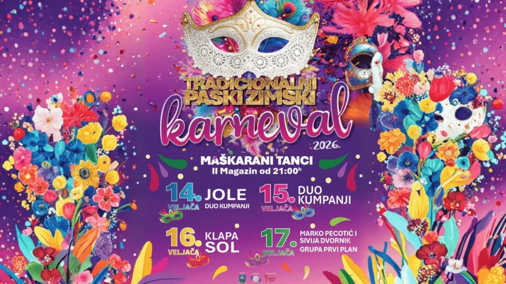 Plakat Paškog zimskog karnevala