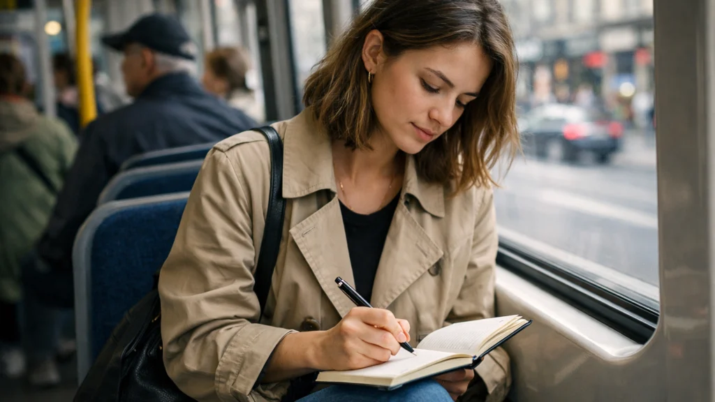 Mlada autorica piše kratke priče u zagrebačkom tramvaju