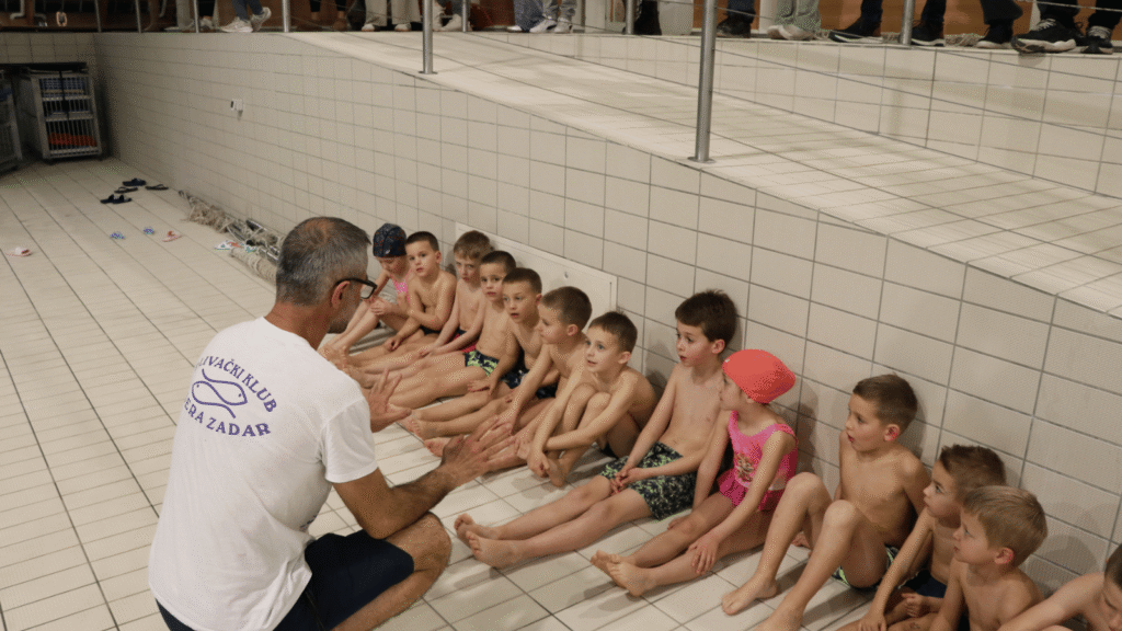 Završni sat obuke neplivača PK Jadera u ŠC Višnjik 2026.