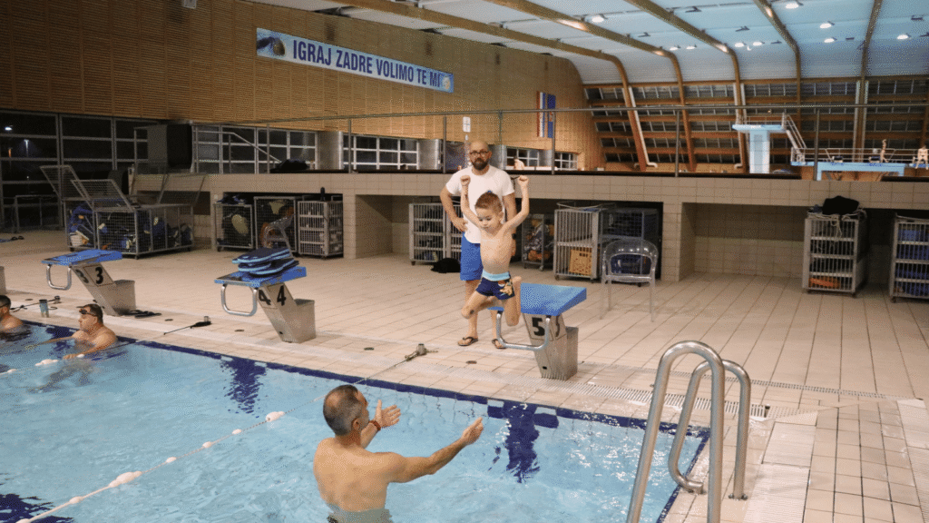 Završni sat obuke neplivača PK Jadera u ŠC Višnjik 2026.