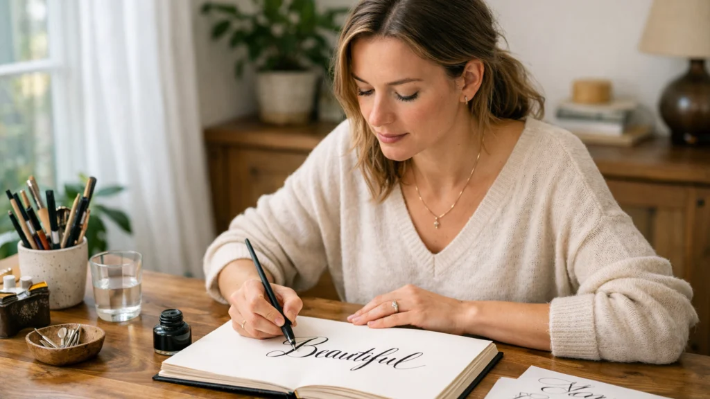 Inspirativna priča o početku bavljenja kaligrafijom kod kuće