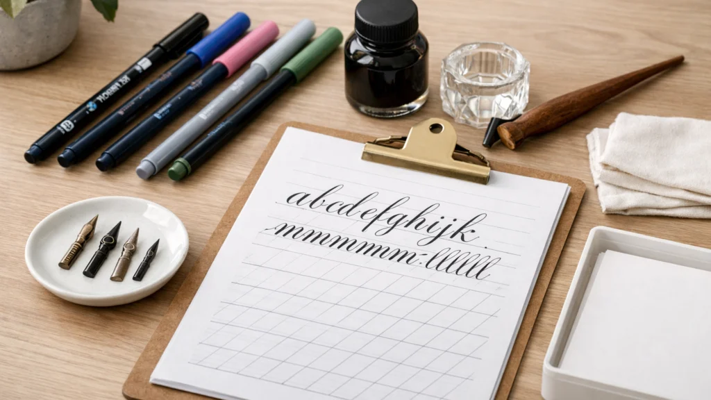 Osnovni alati za početnike u kaligrafiji