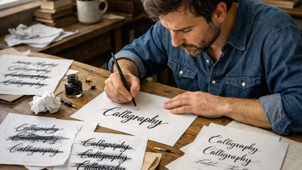 Vježbanje kaligrafije i prevladavanje početničkih prepreka