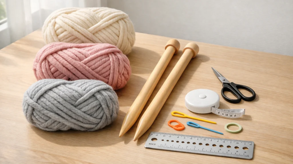 Igle i pređa prikladni za početnike u štrikanju