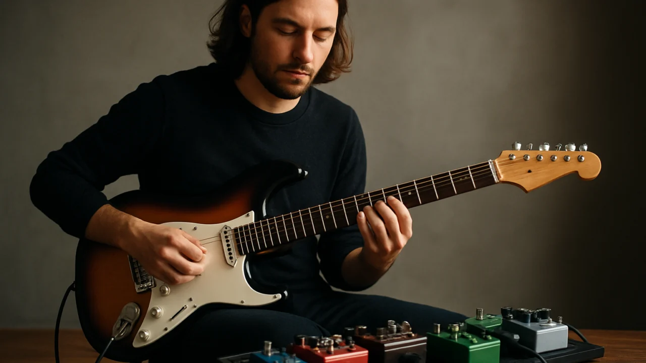 Post rock glazbenik koji strpljivo gradi zvučne slojeve