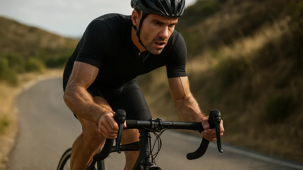 Napredna vožnja bicikla uzbrdo za jačanje nogu i kondicije