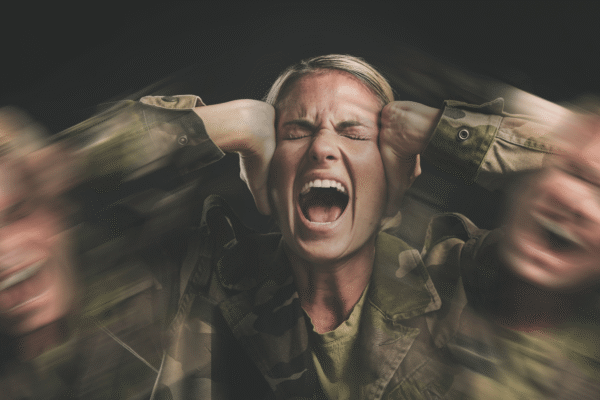 Primjer automatske stresne reakcije kod PTSP-a u svakodnevnoj situaciji