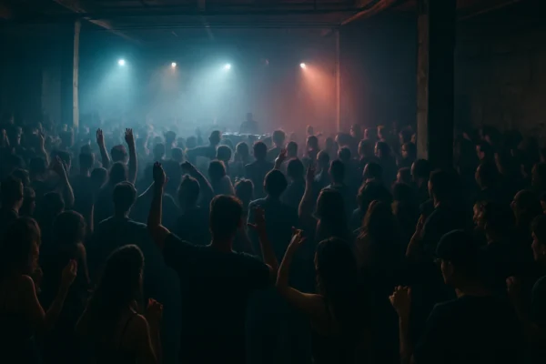Rave subkultura i elektronička glazba – plesna masa na underground partyju