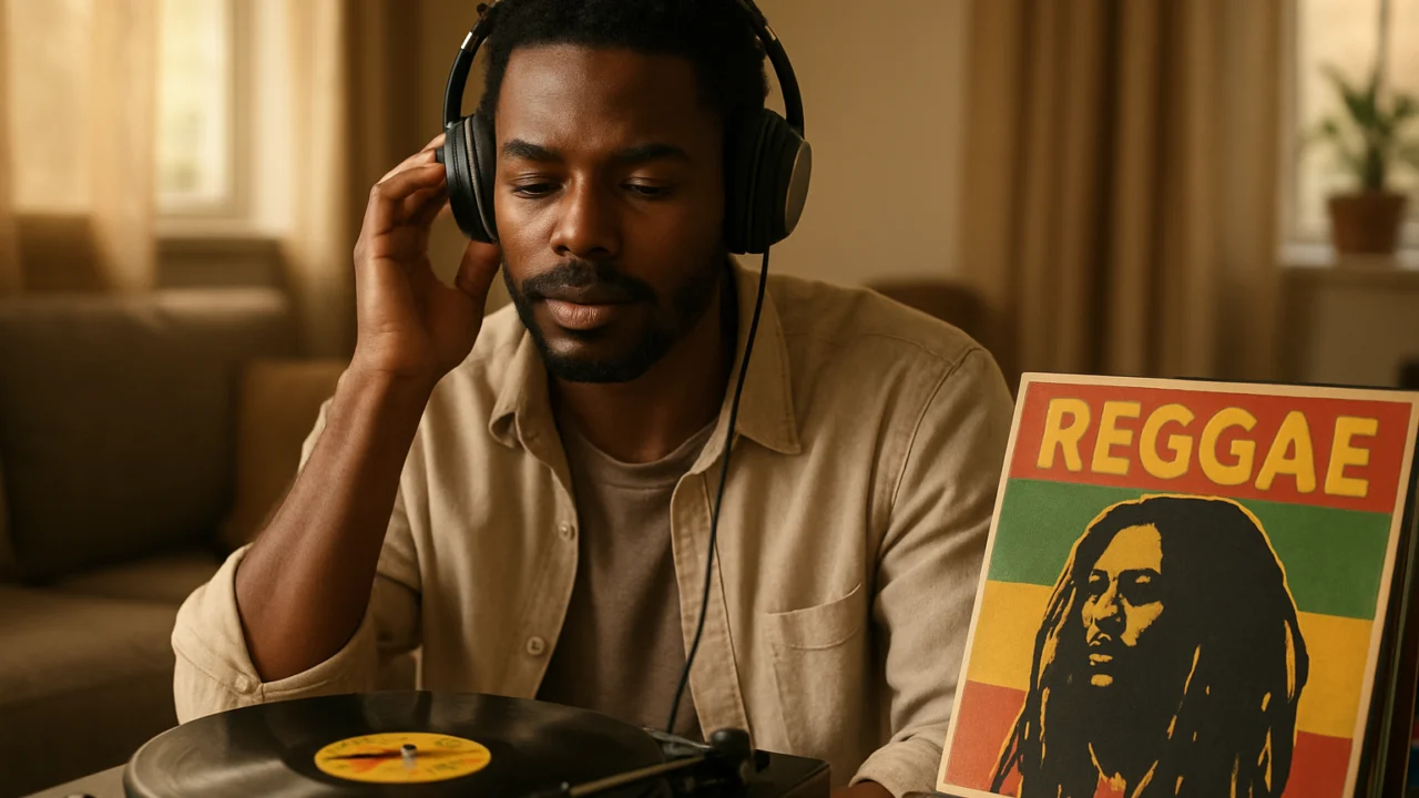 Slušanje reggae glazbe s fokusom na poruku i tekstove