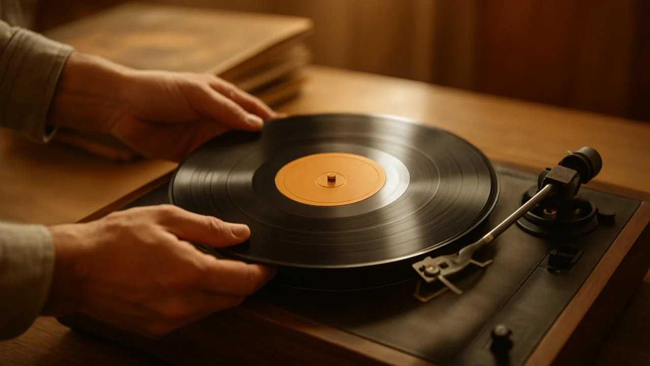 Slušanje originalne rockabilly glazbe na vinilu kao prvi korak