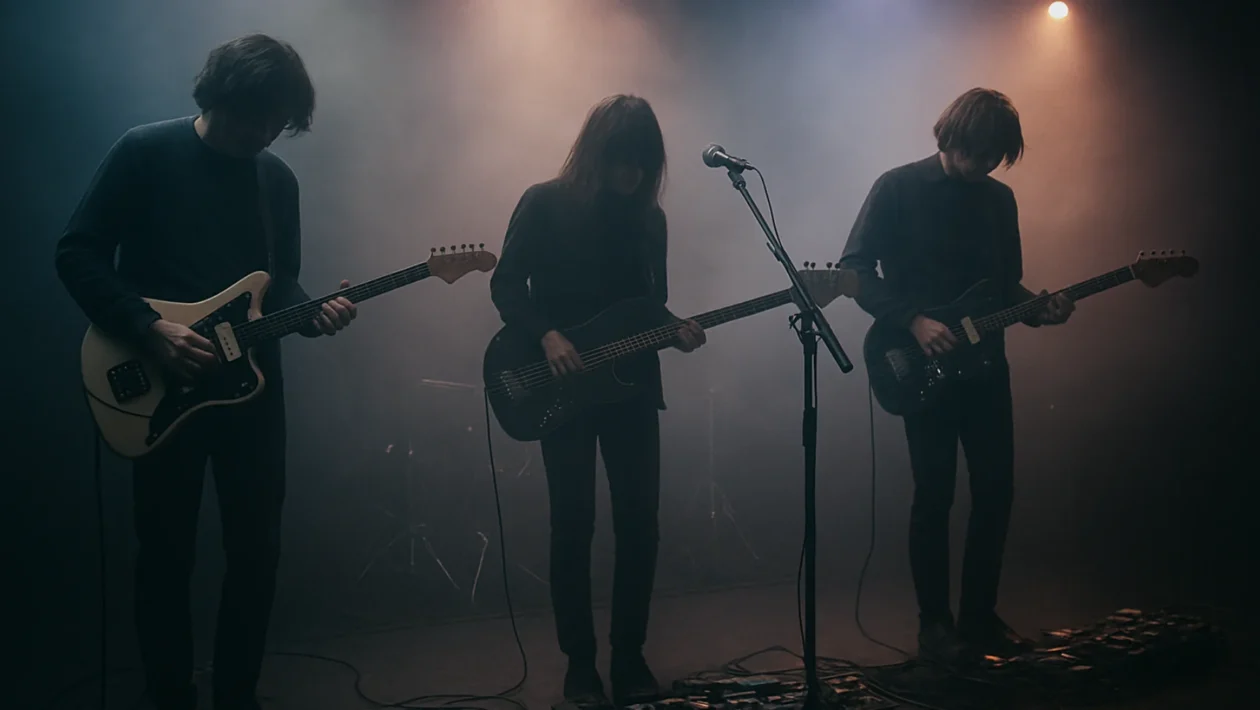 Shoegaze bend na pozornici s introspektivnom atmosferom i gitarama