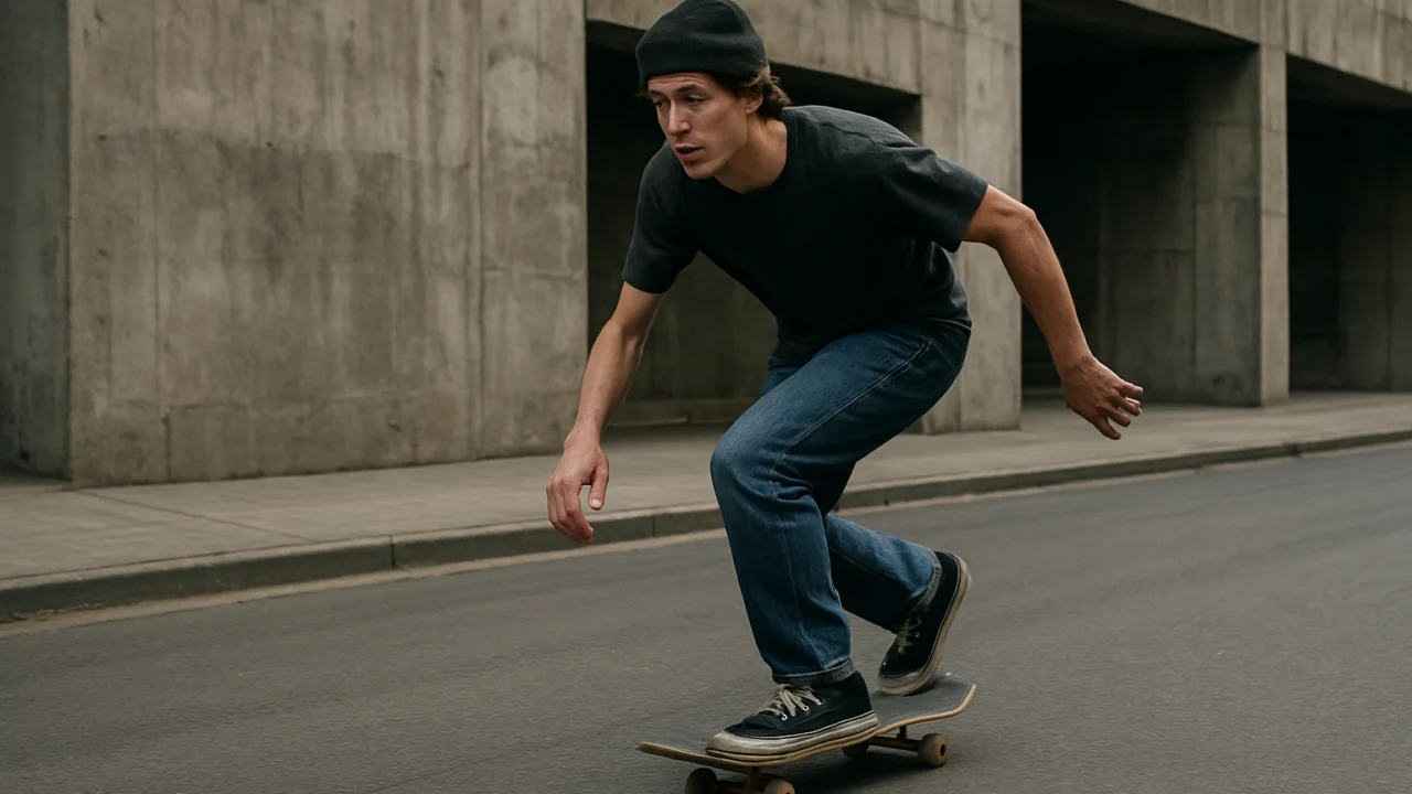 Skateboarder u gradu kao simbol slobode i osobnog izražavanja