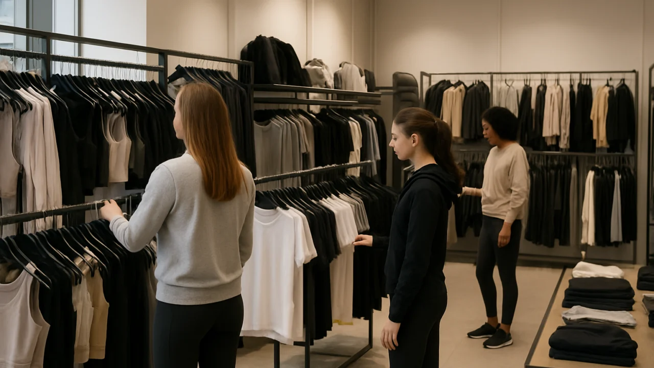 Rast tržišta athleisure odjeće prikazan kroz modernu maloprodaju