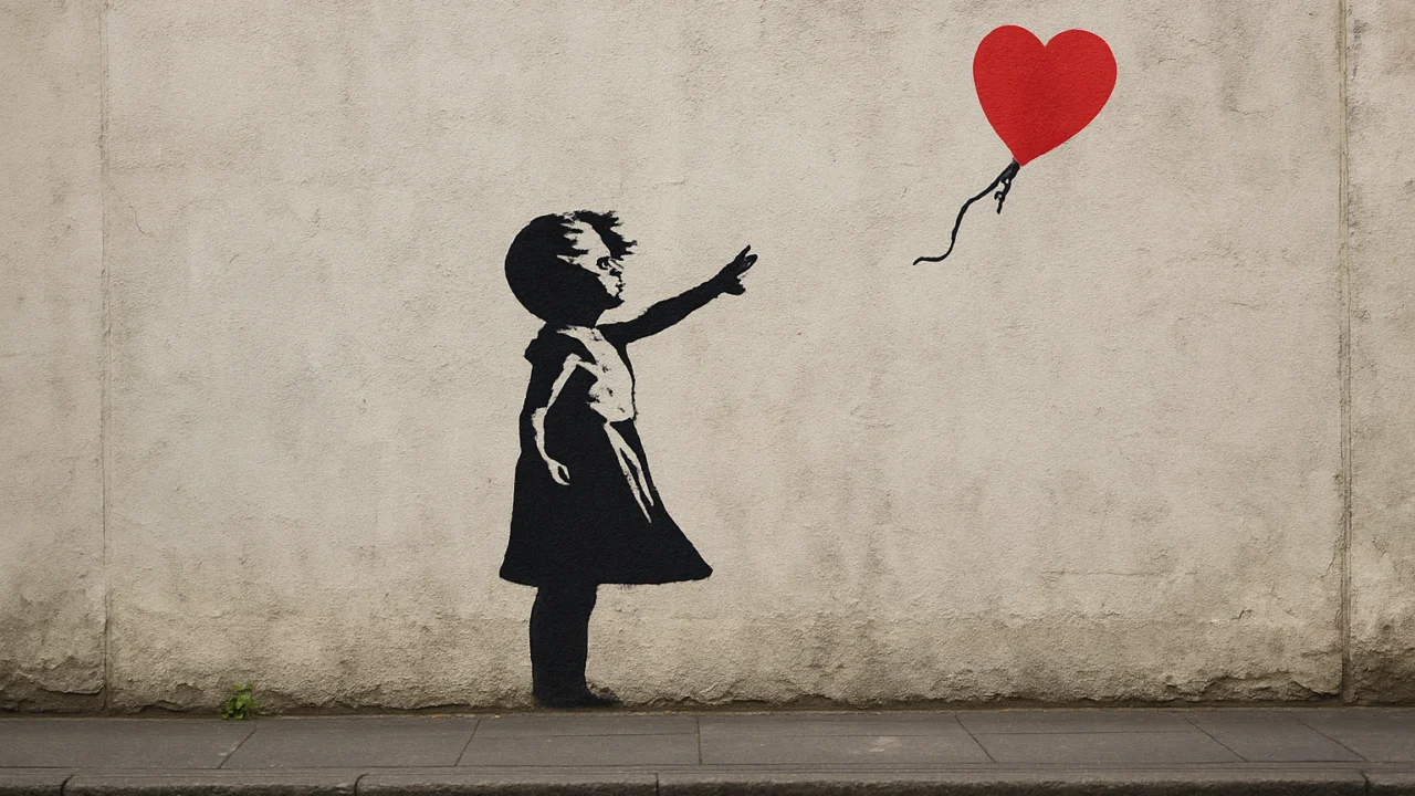 Primjer stencil street arta inspiriran anonimnim umjetnicima poput Banksyja