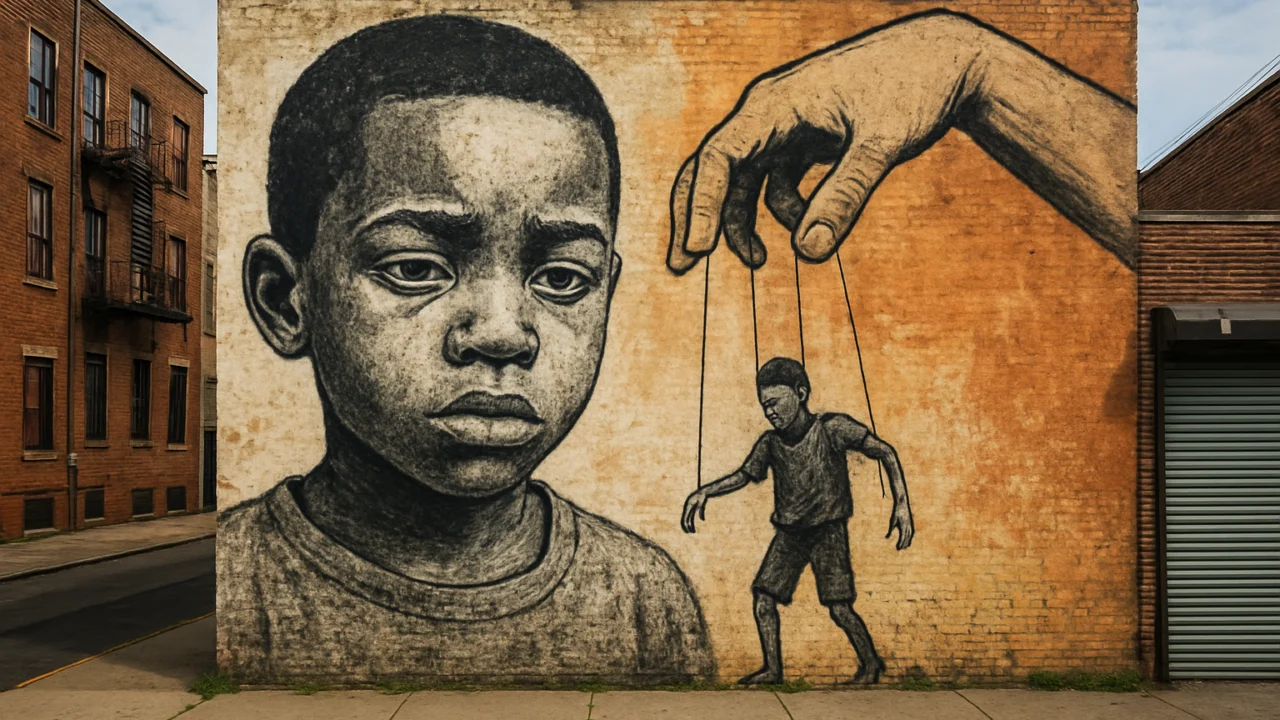 Autentični mural koji izražava društvenu poruku street art subkulture