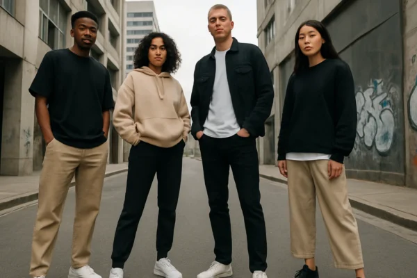 Streetwear stil za početnike u urbanom okruženju s modernim modnim kombinacijama