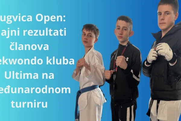 Članovi Taekwondo kluba Ultima na Rugvica Open turniru s osvojenim medaljama