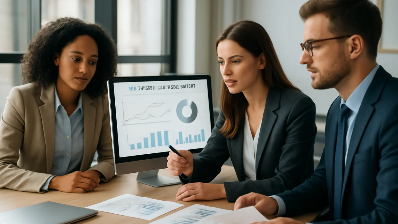 Marketinški tim analizira rezultate influencer kampanja i pad popularnosti trendova