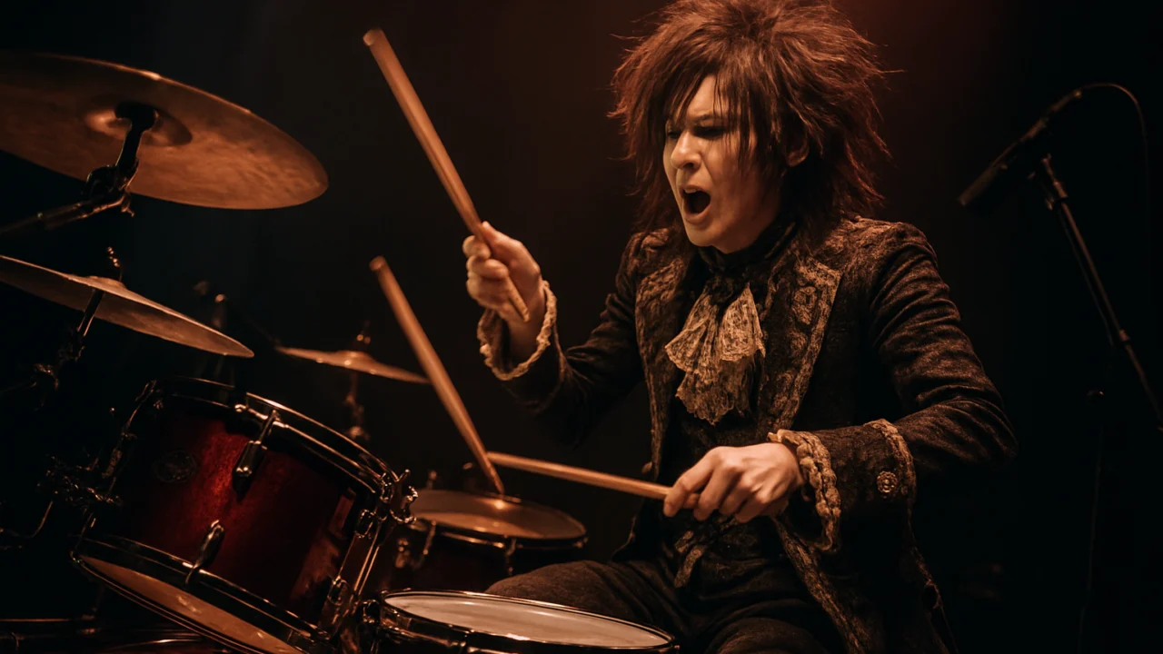 Inspiracija visual kei pokreta kroz snažan nastup japanskog rock bubnjara