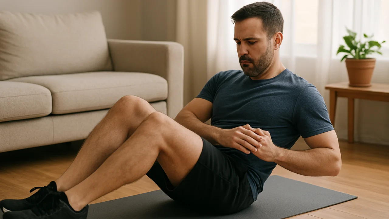 Kratki core trening kod kuće za zaposlene osobe