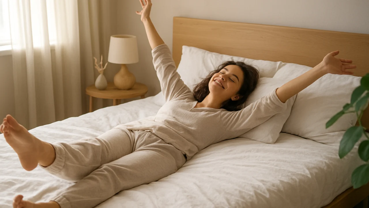 Jednostavan primjer vježbe za izduživanje tijela u krevetu