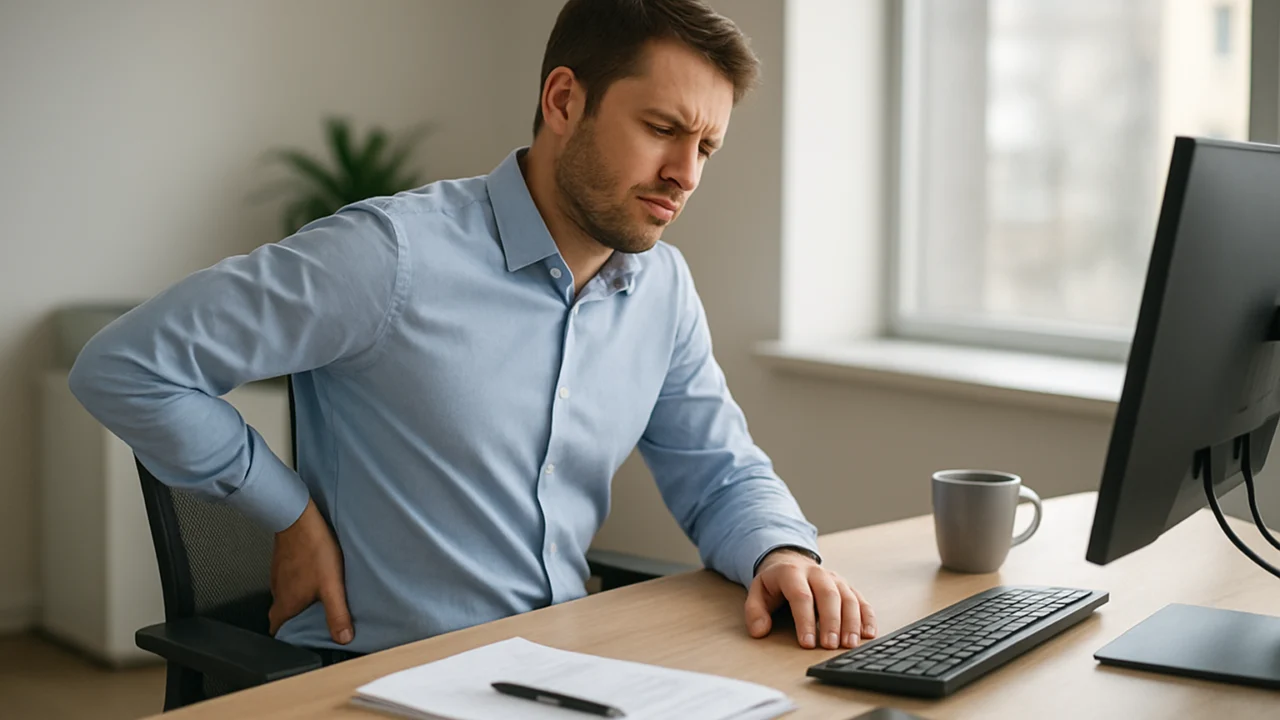 Bolovi u leđima kod osoba koje dugo sjede za radnim stolom
